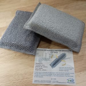 Eponge microfibres biface grattante